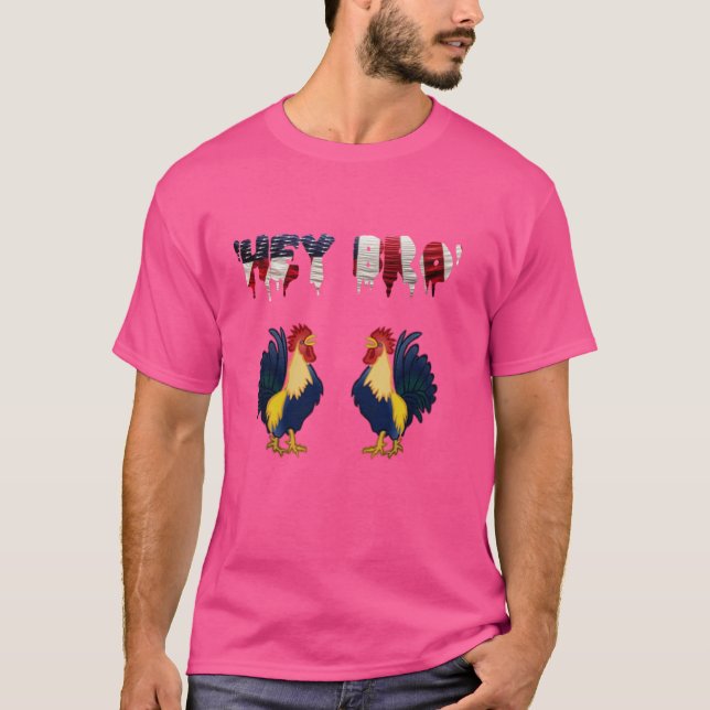 T-shirt 'Hey Bro, Drapeau Américain, Code Bro, Bro, Smash (Devant)