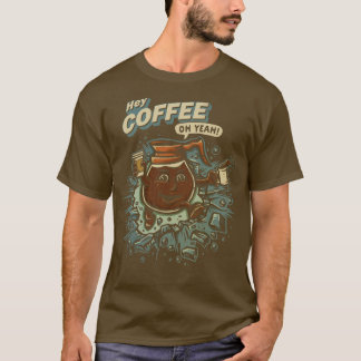 T-shirt Hey Coffee