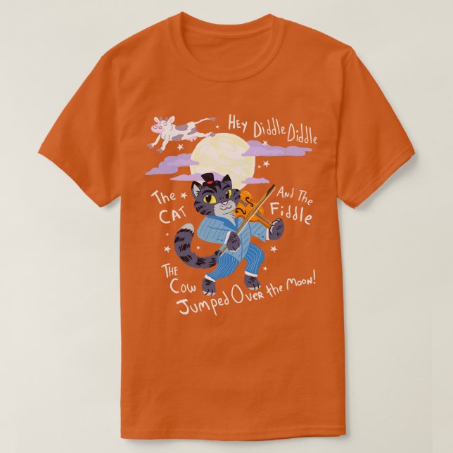 T-shirt Hey Diddle Diddle (Design devant)