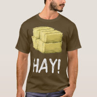 Hey Hay Funny Farming Bale of Hay
