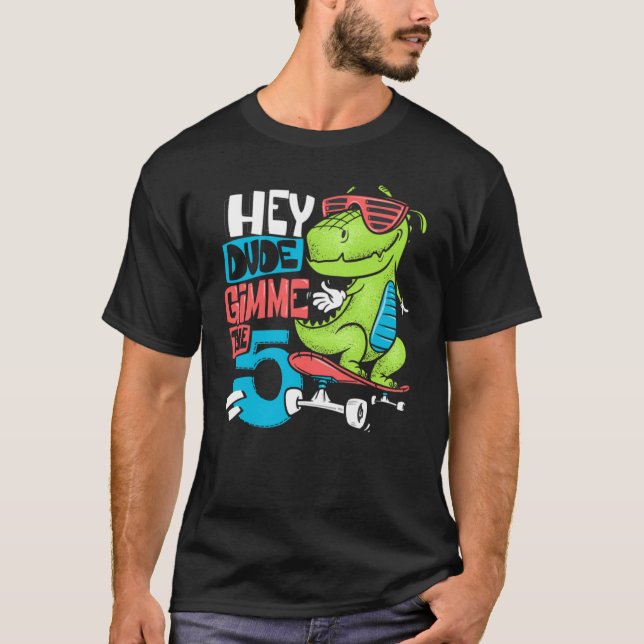 T-shirt Hey Mec Gimmie 5 (Devant)