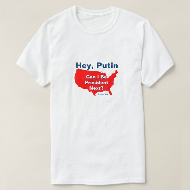 T-shirt Hey Poutine - Une chemise de Monsieur P (Design devant)