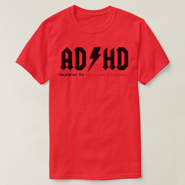 T-shirt Hey Regarde Un Écureuil (Design devant)