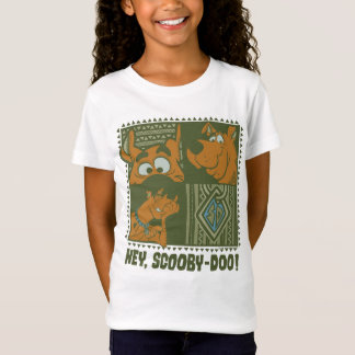 T-Shirt Hey Scooby-Doo Carré tribal Graphic