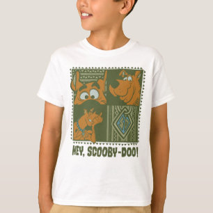 T-shirt Hey Scooby-Doo Carré tribal Graphic