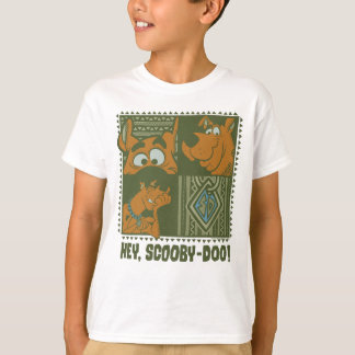 T-shirt Hey Scooby-Doo Carré tribal Graphic