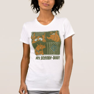 T-shirt Hey Scooby-Doo Carré tribal Graphic