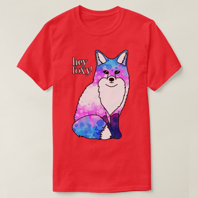 T-shirt Hey Trans Foxy (Design devant)