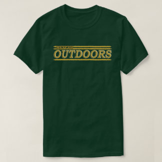 T-shirt HeyCuz En Plein Air Vert Or