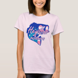 T-shirt HeyCuz Outdoors Logo Version rose