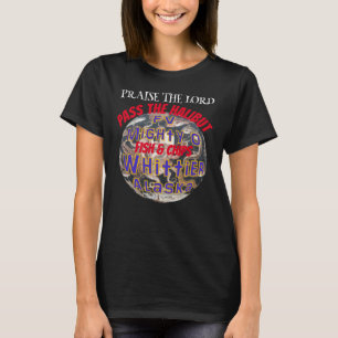 T-shirt HG FV Louange au Seigneur Flétan Poisson Frites Pu