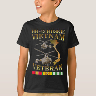 T-shirt Hh 43 Hélicoptère Huskie Vétérinaire Vietnam Hh-43