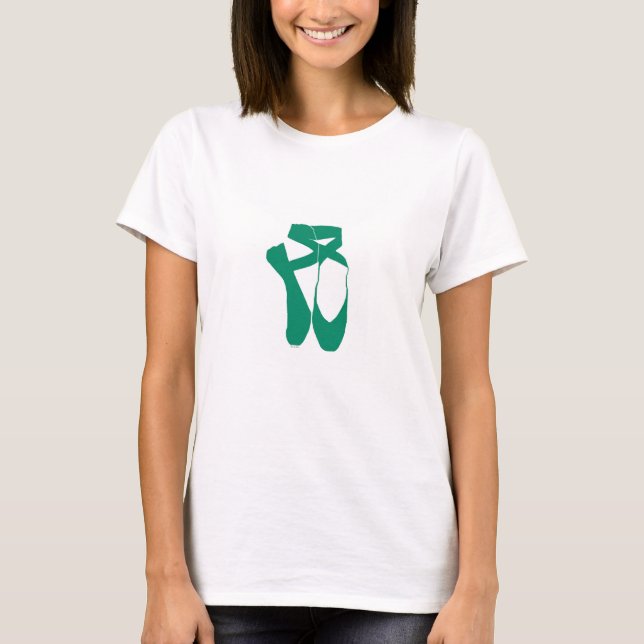 T-shirt HI54Dance Team Pointe Dark Turquoise (Devant)