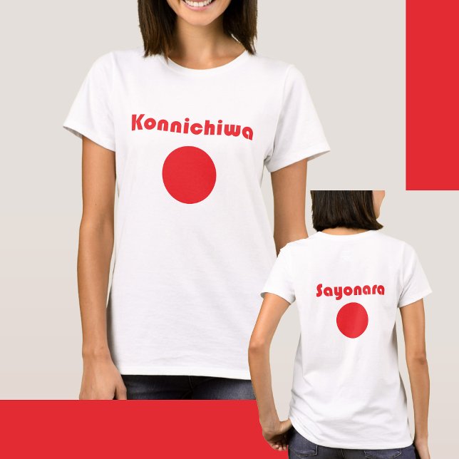 T-shirt 🔴Hi & Bye Tokyo Style Tee (Whether you're strolling Shibuya or grabbing sushi in Soho, this shirt’s got big bilingual energy.)