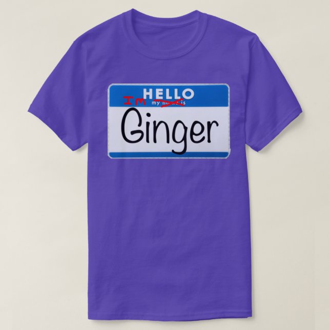 T-shirt hi im ginger (Design devant)