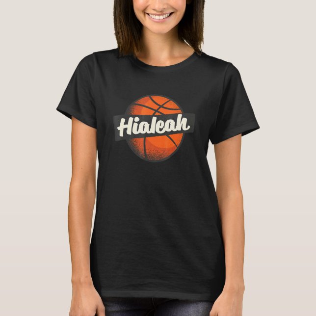 T-shirt Hialeah Hometown Basketball Player Sports (Devant)