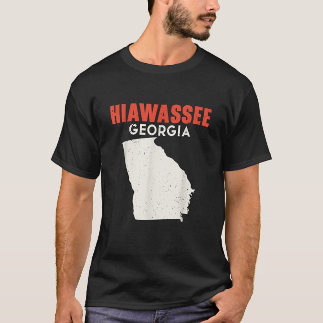 T-shirt Hiawassee Géorgie USA Etat Amérique Voyage Géorgie (Devant)