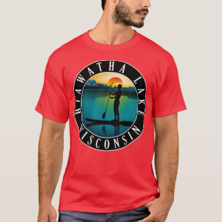 T-shirt Hiawatha Lake Wisconsin Paddleboard