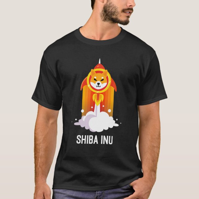 T-shirt $HIB À La Lune - SHIB - Shiba Inu Coin (Devant)
