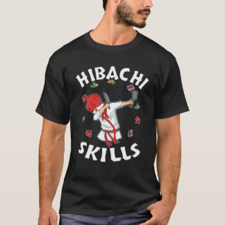 T-shirt Hibachi Connoisseur Cadeaux Hibachi Chef Costume H