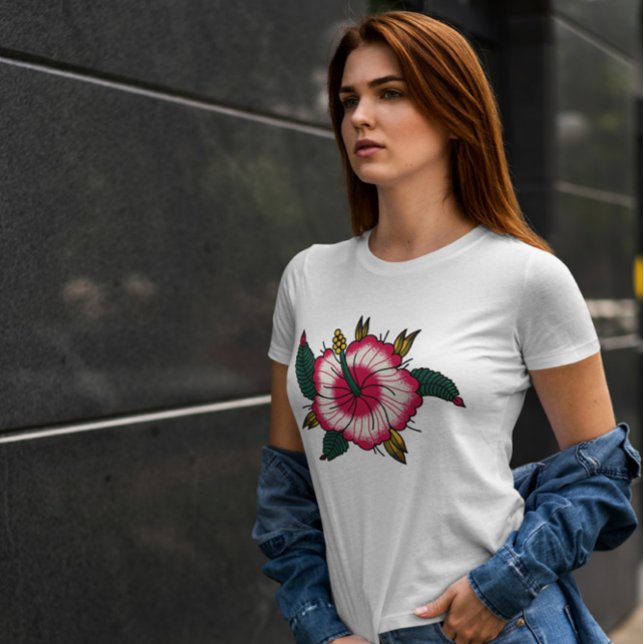 T-shirt Hibiscus (Créateur téléchargé)