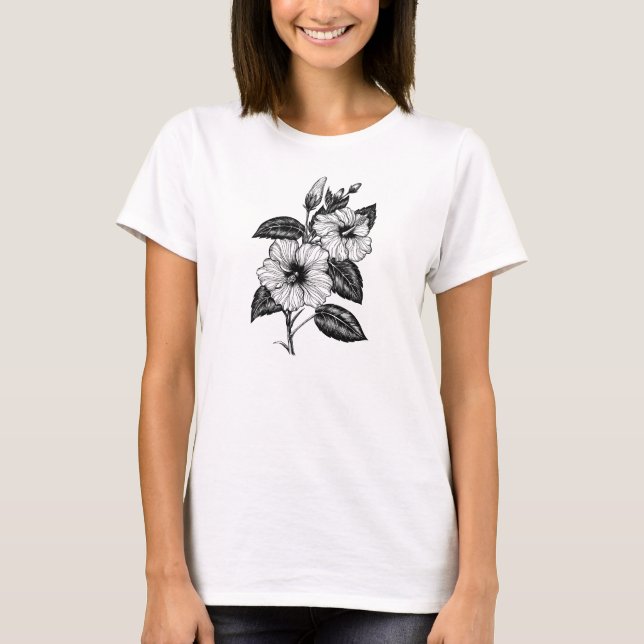 T-shirt Hibiscus 2 (Devant)