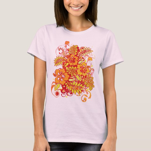 T-shirt Hibiscus_Croissance (Devant)