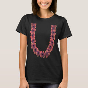 T-shirt Hibiscus Fleurs Tropical Été Floral Hawaiian L