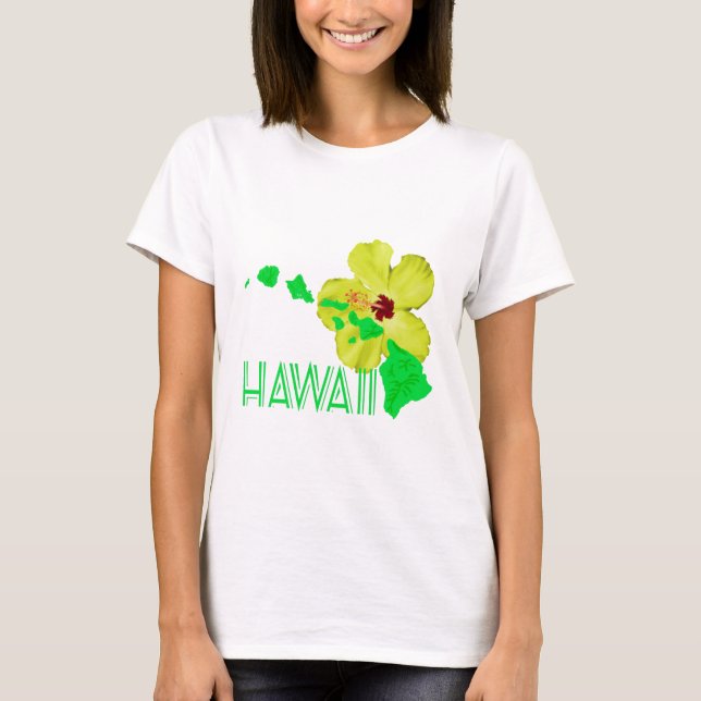 T-shirt Hibiscus flower (Devant)