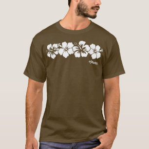 T-shirt Hibiscus flower Hawaii Aloha Hawaiian retro beach 