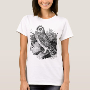 T-shirt Hibou à oreilles courtes