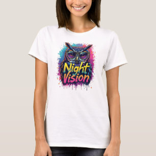 T-shirt Hibou avec vision nocturne