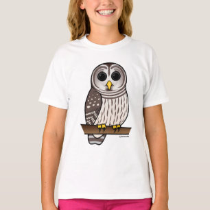 T-shirt Hibou barré de bande dessinée