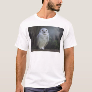 T-shirt Hibou blanc dans la nuit
