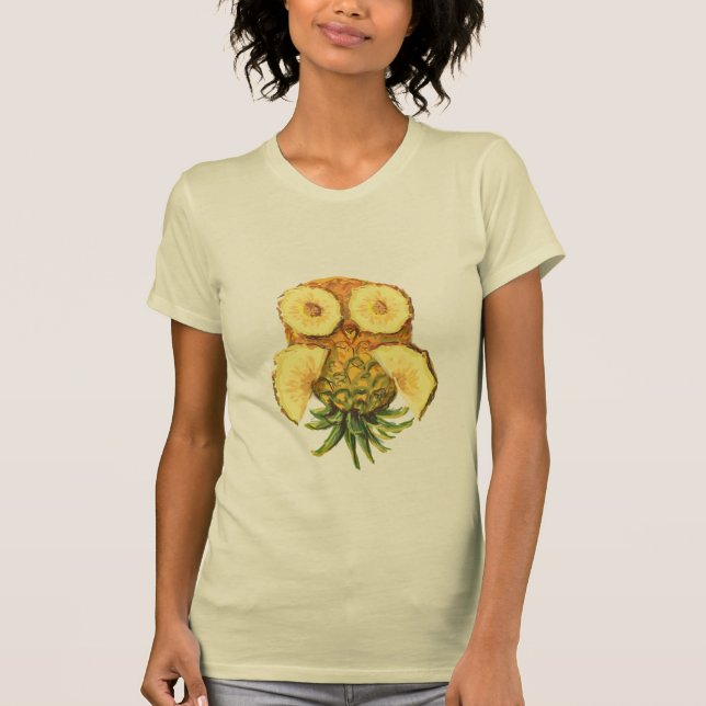 T-shirt Hibou d'ananas (Devant)