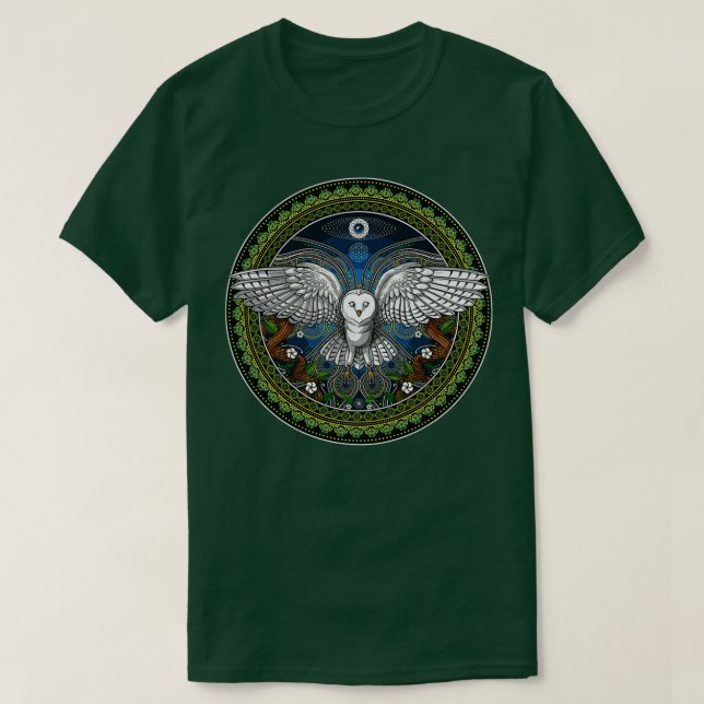 T-shirt Hibou d'Ayahuasca (Design devant)