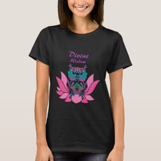 T-shirt Hibou de fleur de Lotus