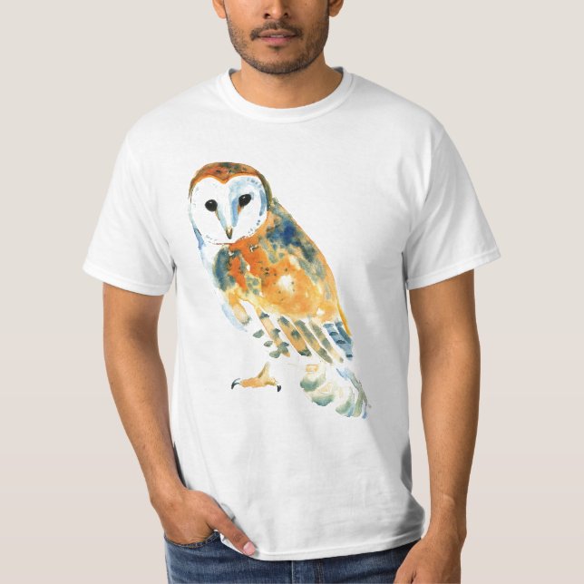 T-shirt hibou de grange (Devant)