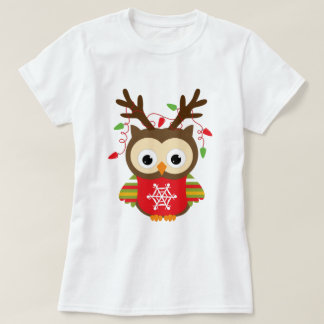 T-shirt Hibou de Noël