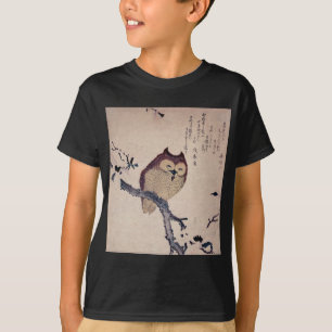 T-shirt Hibou de sourire japonais mignon