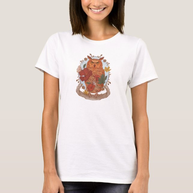 T-shirt Hibou des forêts (Devant)