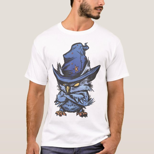 T-shirt hibou d'Halloween  (Devant)