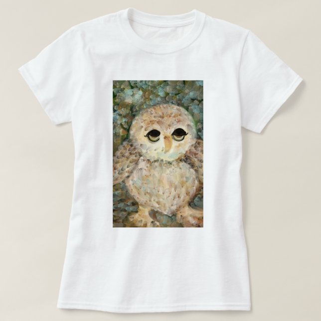 T-shirt "Hibou doux impressionniste " (Design devant)
