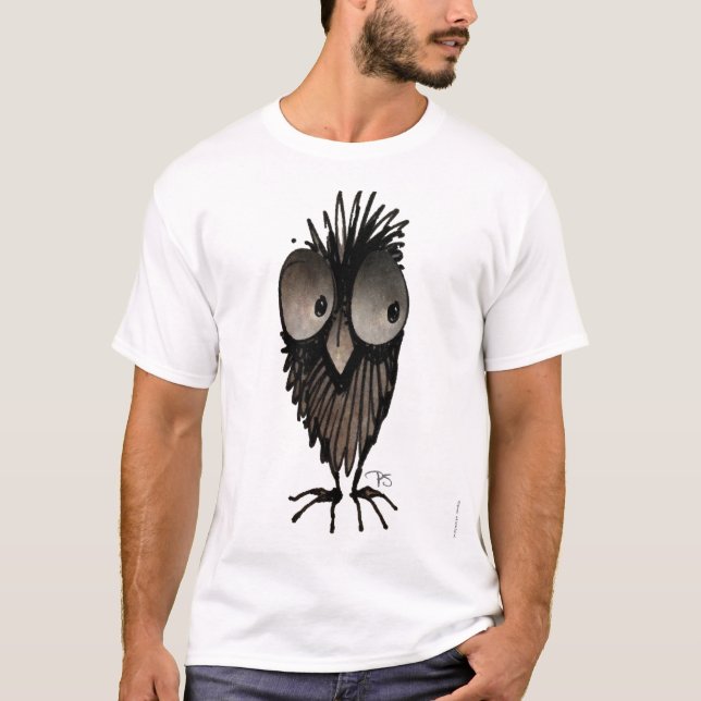T-shirt Hibou drôle (Devant)