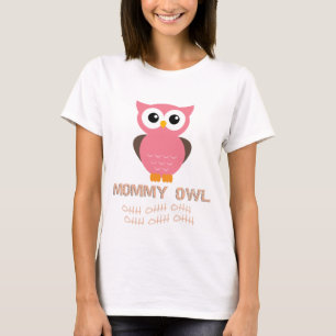 T-shirt HIBOU étant assorti de famille de PAPA de bébé