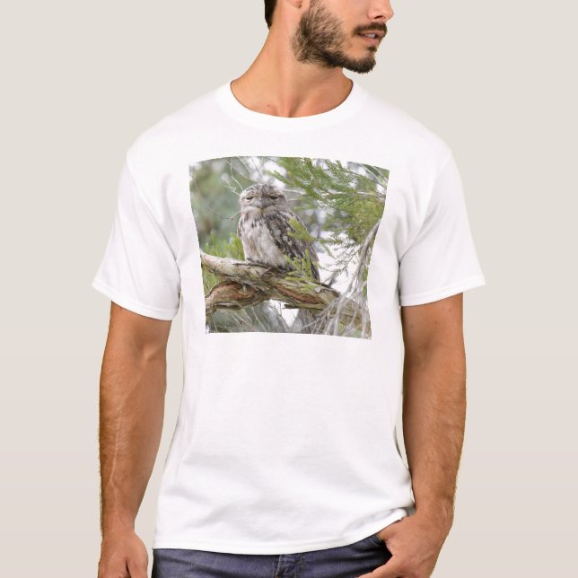 T-SHIRT HIBOU FAUVE QUEENSLAND RURAL AUSTRALIE DE (Devant)