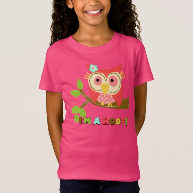 T-Shirt Hibou je suis une huée (Devant)
