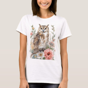 T-shirt Hibou murmures de la forêt
