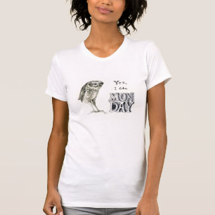 T-shirt hibou sarcastique -lundi