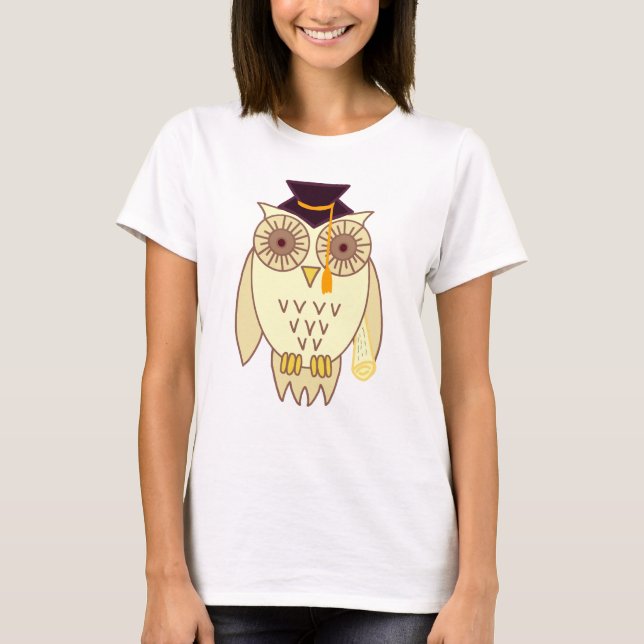 T-shirt Hibou scolaire (Devant)